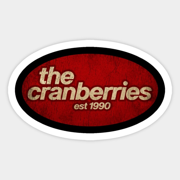 The Cranberries - Vintage Sticker by Skeletownn